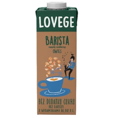 Sante Napój Lovege Owsiany Dla Baristów Bez Cukru 1l Sante Napój Lovege Owsiany Dla Baristów Bez Cukru 1l