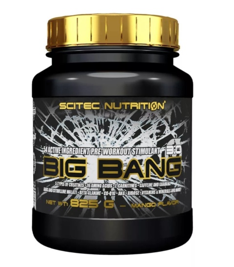 Scitec Nutrition Big Bang 3.0 825g mango Scitec Nutrition Big Bang 3.0 825g mango