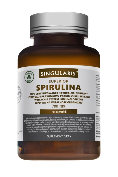 Singularis Superior Spirulina 700 mg 60 kapsułek Singularis Superior Spirulina 700 mg 60 kapsułek