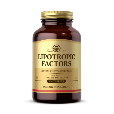 Solgar Lipotropic Factors 100 tabletek Solgar Lipotropic Factors 100 tabletek