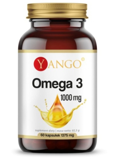 YANGO Omega 3 1000 mg 60 kapsułek YANGO Omega 3 1000 mg 60 kapsułek