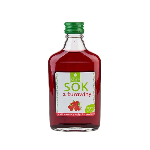 Zielona Tłocznia Sok z żurawiny 100% 200ml Zielona Tłocznia Sok z żurawiny 100% 200ml