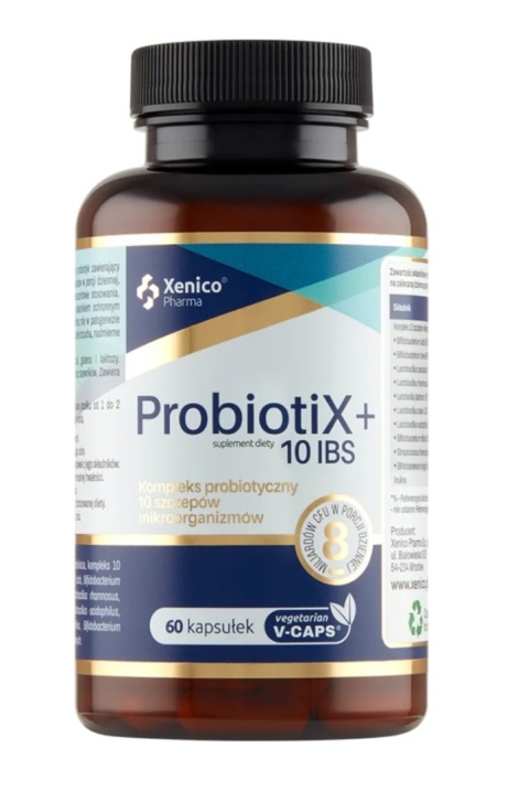 Xenico Pharma ProbiotiX+ 10 IBS 60 kapsułek Xenico Pharma ProbiotiX+ 10 IBS 60 kapsułek
