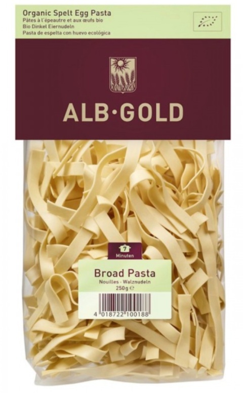 Alb Gold Makaron (Orkiszowy Jajeczny) Wstążki BIO 250 g Alb Gold Makaron (Orkiszowy Jajeczny) Wstążki BIO 250 g