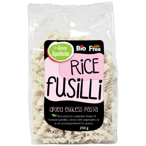 Apotheke Makaron Ryżowy Świderki Fusilli Bezglutenowy BIO 250 g Apotheke Makaron Ryżowy Świderki Fusilli Bezglutenowy BIO 250 g