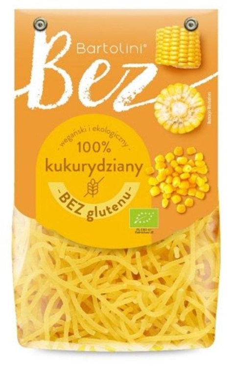 Bartolini Makaron Kukurydziany Krajanka Bezglutenowy BIO 250 g Bartolini Makaron Kukurydziany Krajanka Bezglutenowy BIO 250 g