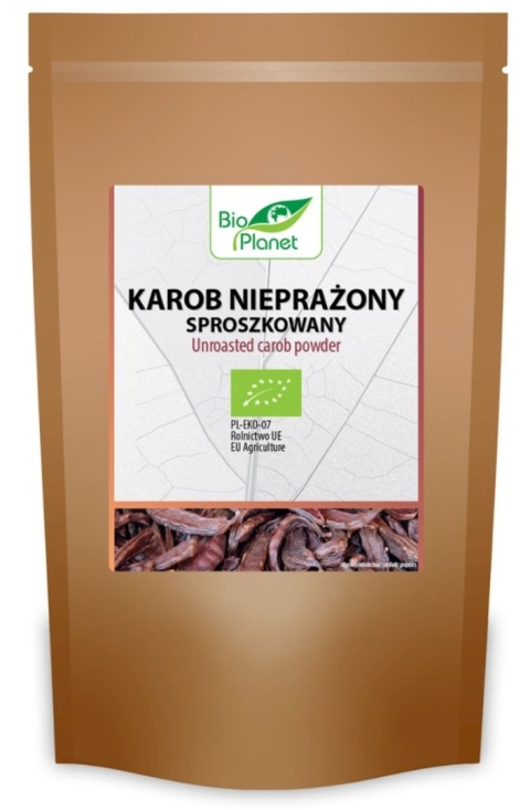 Bio Planet Karob Nieprażony Sproszkowany BIO 200 g Bio Planet Karob Nieprażony Sproszkowany BIO 200 g