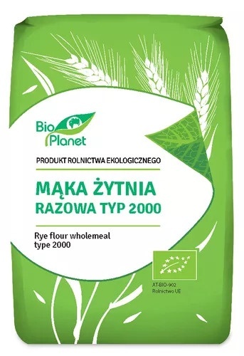 Bio Planet Mąka Żytnia Razowa Typ 2000 BIO 1 kg Bio Planet Mąka Żytnia Razowa Typ 2000 BIO 1 kg