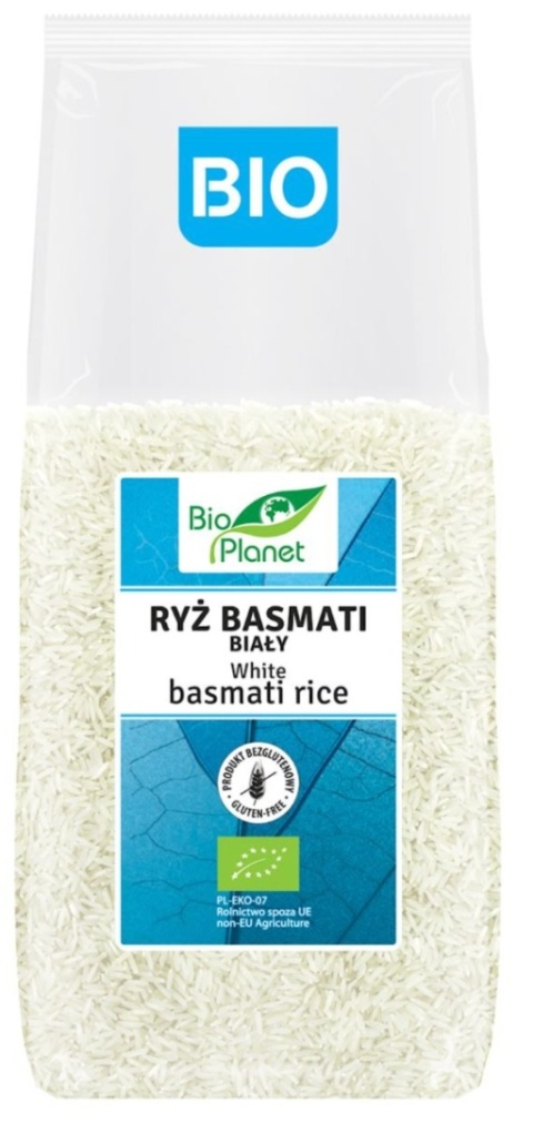 Bio Planet Ryż Basmati Biały Bezglutenowy BIO 1 kg Bio Planet Ryż Basmati Biały Bezglutenowy BIO 1 kg