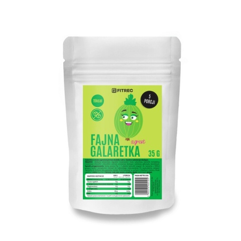 FitRec Fajna Galaretka Agrest 35g FitRec Fajna Galaretka Agrest 35g