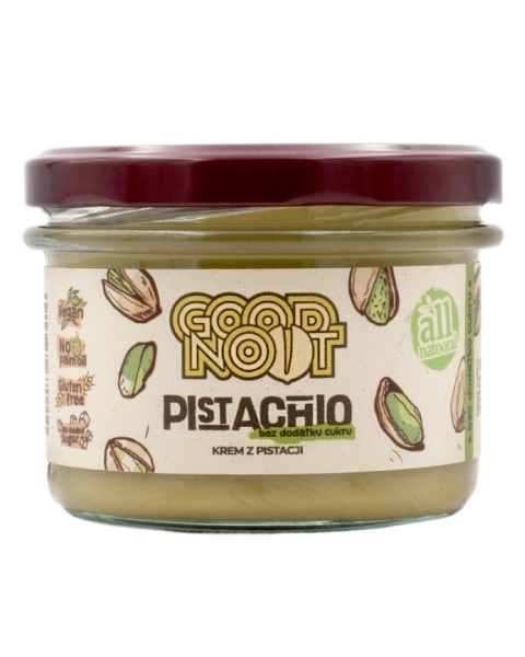 Good Noot Krem Pistacjowy Bez Dodatku Cukru 200 g Good Noot Krem Pistacjowy Bez Dodatku Cukru 200 g