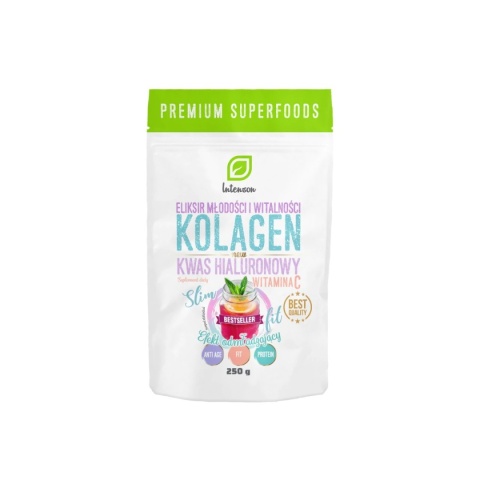 Intenson Kolagen + Witamina C + Kwas Hialuronowy 250g Intenson Kolagen + Witamina C + Kwas Hialuronowy 250g