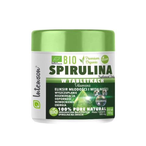 Intenson Spirulina BIO 200 tabletek Intenson Spirulina BIO 200 tabletek