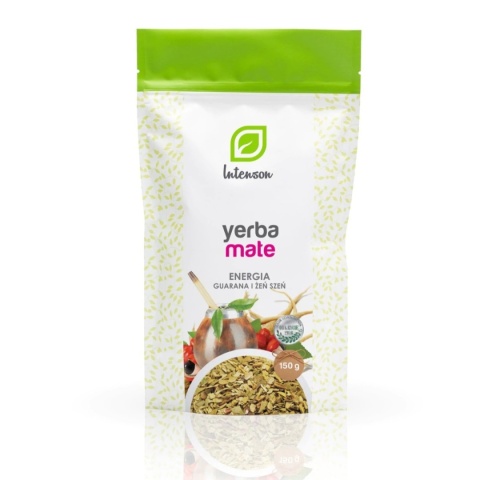 Intenson Yerba Mate guarana i żeń-szeń 150g Intenson Yerba Mate guarana i żeń-szeń 150g