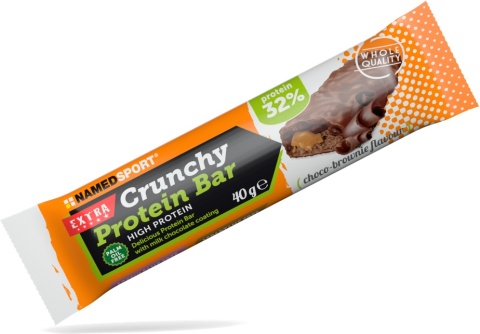 Namedsport Crunchy Protein Bar Baton wysokobiałkowy o smaku browni 35 g Namedsport Crunchy Protein Bar Baton wysokobiałkowy o smaku browni 35 g