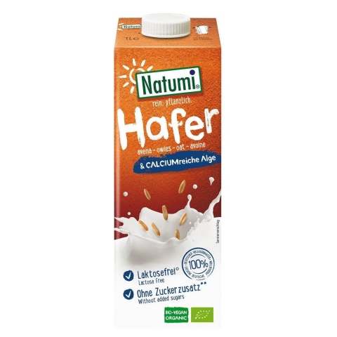 Natumi Napój Owsiany Z Algami Morskimi Bez Dodatku Cukrów BIO 1 L Natumi Napój Owsiany Z Algami Morskimi Bez Dodatku Cukrów BIO 1 L