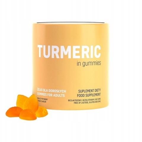 Noble Health Kurkuma w żelkach 60 żelek Noble Health Kurkuma w żelkach 60 żelek