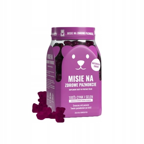 Noble Health Misie na zdrowe paznokcie 60 żelek Noble Health Misie na zdrowe paznokcie 60 żelek