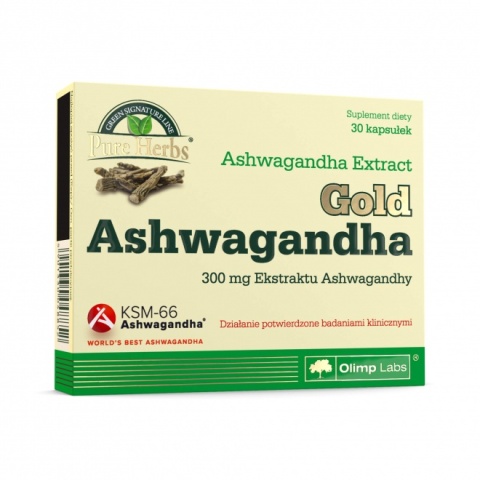 Olimp Gold Ashwagandha 30 kapsułek Olimp Gold Ashwagandha 30 kapsułek