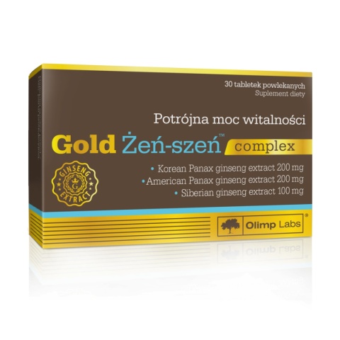 Olimp Gold Żeń-szeń complex 30 tabletek Olimp Gold Żeń-szeń complex 30 tabletek