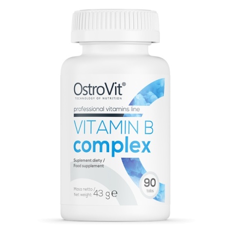 OstroVit Witamina B Complex 90 tabletek OstroVit Witamina B Complex 90 tabletek