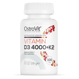 OstroVit Witamina D3 4000IU + K2 100 tabletek