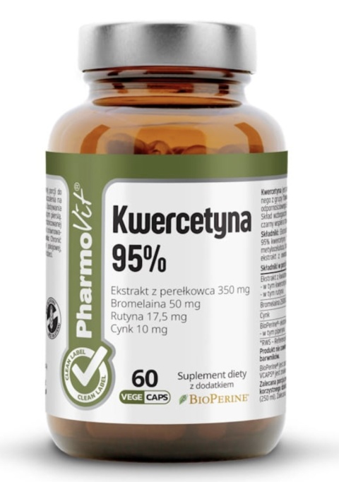 Pharmovit Kwercetyna 95% 60 kapsułek vege Pharmovit Kwercetyna 95% 60 kapsułek vege
