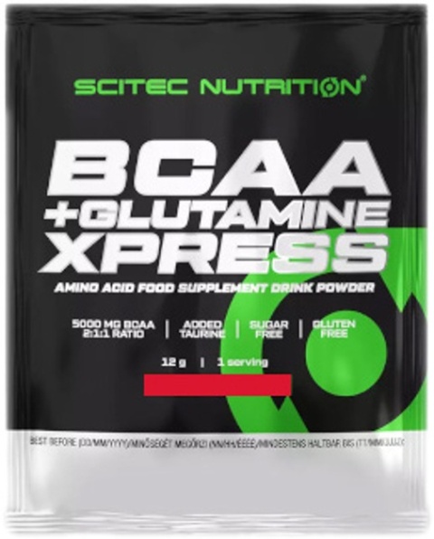 Scitec Nutrition BCAA+ Glutamine Express 12 g smak arbuzowy Scitec Nutrition BCAA+ Glutamine Express 12 g smak arbuzowy