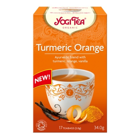 Yogi Tea Herbatka Kurkuma Pomarańcza BIO (17 x 2 g) 34 g Yogi Tea Herbatka Kurkuma Pomarańcza BIO (17 x 2 g) 34 g