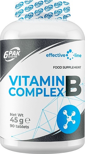 6PAK EL Witamina B Complex 90 tabletek