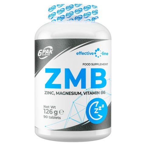 6PAK EL ZMB (cynk, magnez, B6) 90 tabletek 6PAK EL ZMB (cynk, magnez, B6) 90 tabletek