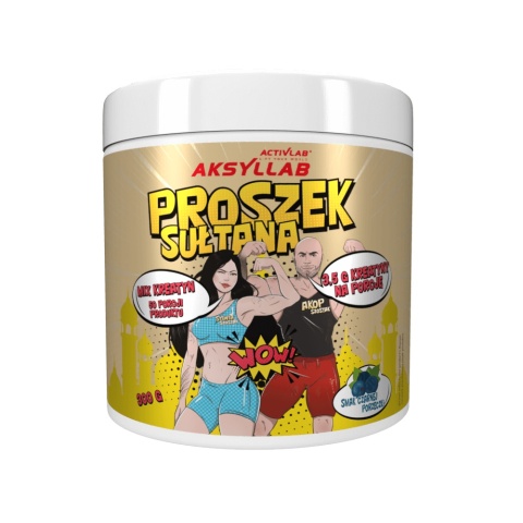 Activlab Aksyllab Proszek Sułtana kreatyna 300 g o smaku czarnej porzeczki Activlab Aksyllab Proszek Sułtana kreatyna 300 g o smaku czarnej porzeczki