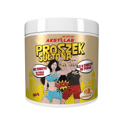 Activlab Aksyllab Proszek Sułtana kreatyna 300 g o smaku pomarańczowym Activlab Aksyllab Proszek Sułtana kreatyna 300 g o smaku pomarańczowym