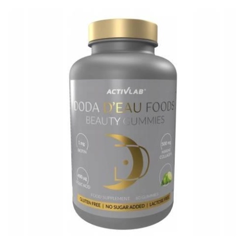 Activlab DODA D'EAU FOODS Beauty Gummies 60 żelek o smaku cytryna-limonka Activlab DODA D'EAU FOODS Beauty Gummies 60 żelek o smaku cytryna-limonka