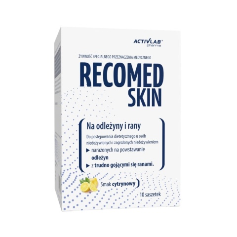 Activlab RecoMed SKIN na odleżyny i rany 10 saszetek o smaku cytrynowym Activlab RecoMed SKIN na odleżyny i rany 10 saszetek o smaku cytrynowym