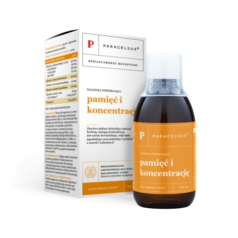 Aura Herbals Nalewka Paracelsusa: Pamięć i koncentracja 200ml Aura Herbals Nalewka Paracelsusa: Pamięć i koncentracja 200ml