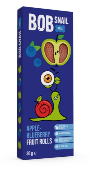 BOB SNAIL Przekąska jabłkowo - borówkowa 30 g