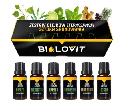 Bilovit Zestaw olejków eterycznych Sztuka Saunowania 6 x 10 ml Bilovit Zestaw olejków eterycznych Sztuka Saunowania 6 x 10 ml