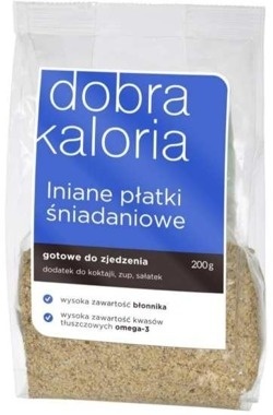 Dobra Kaloria Lniane płatki śniadaniowe 200g Dobra Kaloria Lniane płatki śniadaniowe 200g