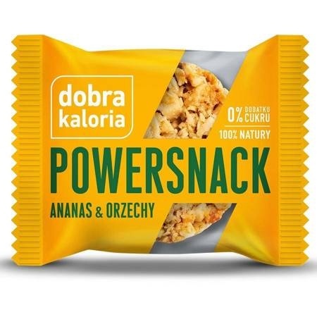 Dobra Kaloria Powersnack ananas i orzechy 30g Dobra Kaloria Powersnack ananas i orzechy 30g