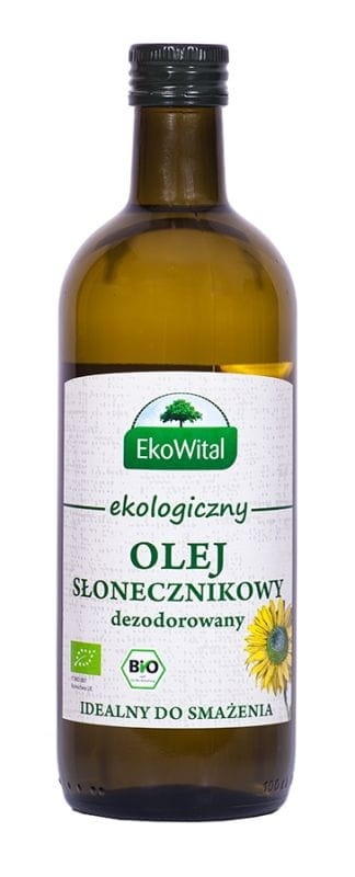 EKOWITAL Olej słonecznikowy do smażenia BIO 1 l EKOWITAL Olej słonecznikowy do smażenia BIO 1 l
