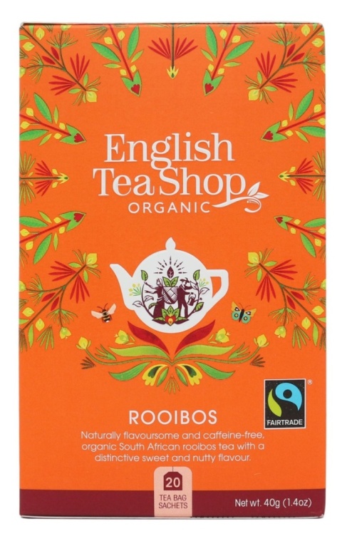ENGLISH TEA SHOP Herbatka Rooibos BIO (20 x 2 g) 40 g