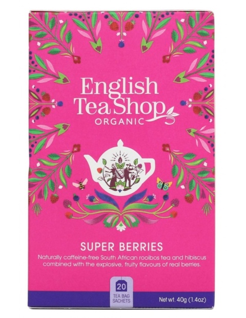 ENGLISH TEA SHOP Herbatka owocowa BIO (20 x 2 g) 40 g ENGLISH TEA SHOP Herbatka owocowa BIO (20 x 2 g) 40 g