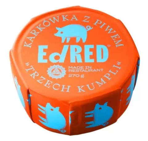 EdRED Karkówka Z Piwem "Trzech Kumpli" 270 g EdRED Karkówka Z Piwem "Trzech Kumpli" 270 g