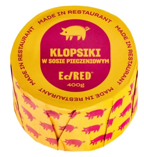 EdRED Klopsy Wieprzowe W Sosie Pieczeniowym 400 g EdRED Klopsy Wieprzowe W Sosie Pieczeniowym 400 g