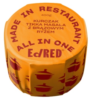 EdRED Kurczak Tikka Masala Z Brązowym Ryżem 400g