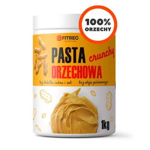 FitRec Pasta orzechowa Crunchy 1 kg FitRec Pasta orzechowa Crunchy 1 kg