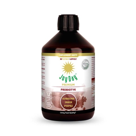 JOY DAY Probiotyk Kurkuma Imbir Pieprz 500ml JOY DAY Probiotyk Kurkuma Imbir Pieprz 500ml