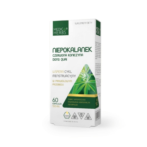 Medica Herbs Niepokalanek 550 mg 60 kapsułek Medica Herbs Niepokalanek 550 mg 60 kapsułek