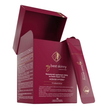 MyBestPharm MyBestSkinny 30 saszetek proszek o wiśniowym aromacie